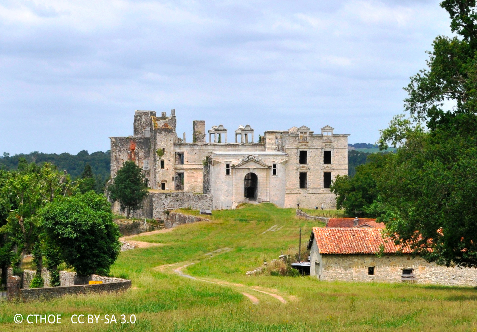 View of Bidache for a local technical translation page